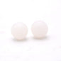 9mm Silicone Beads Solid Colors Matte Finish 50pcs