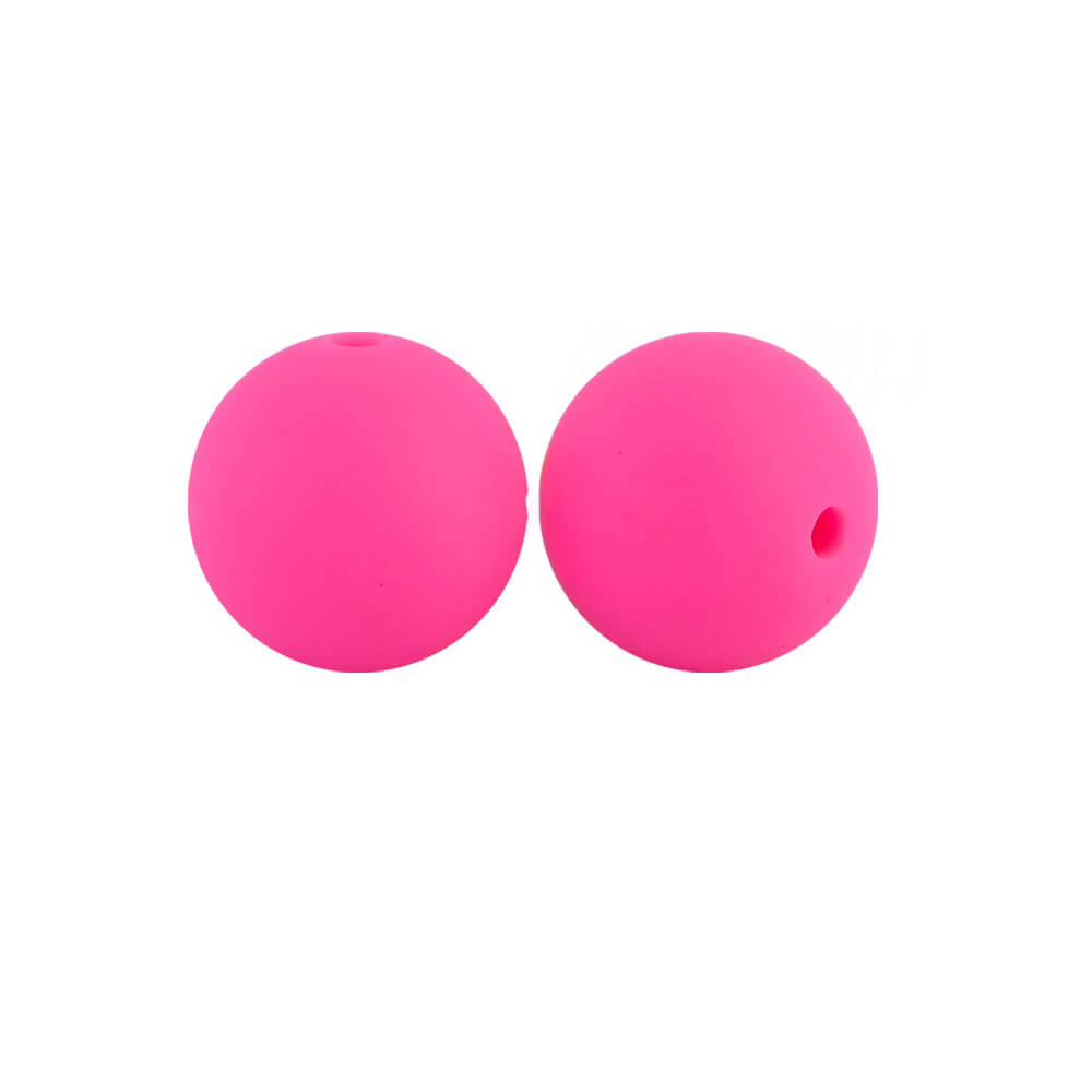50pcs 12mm Round Silicone Beads Multi Color Solid Colors