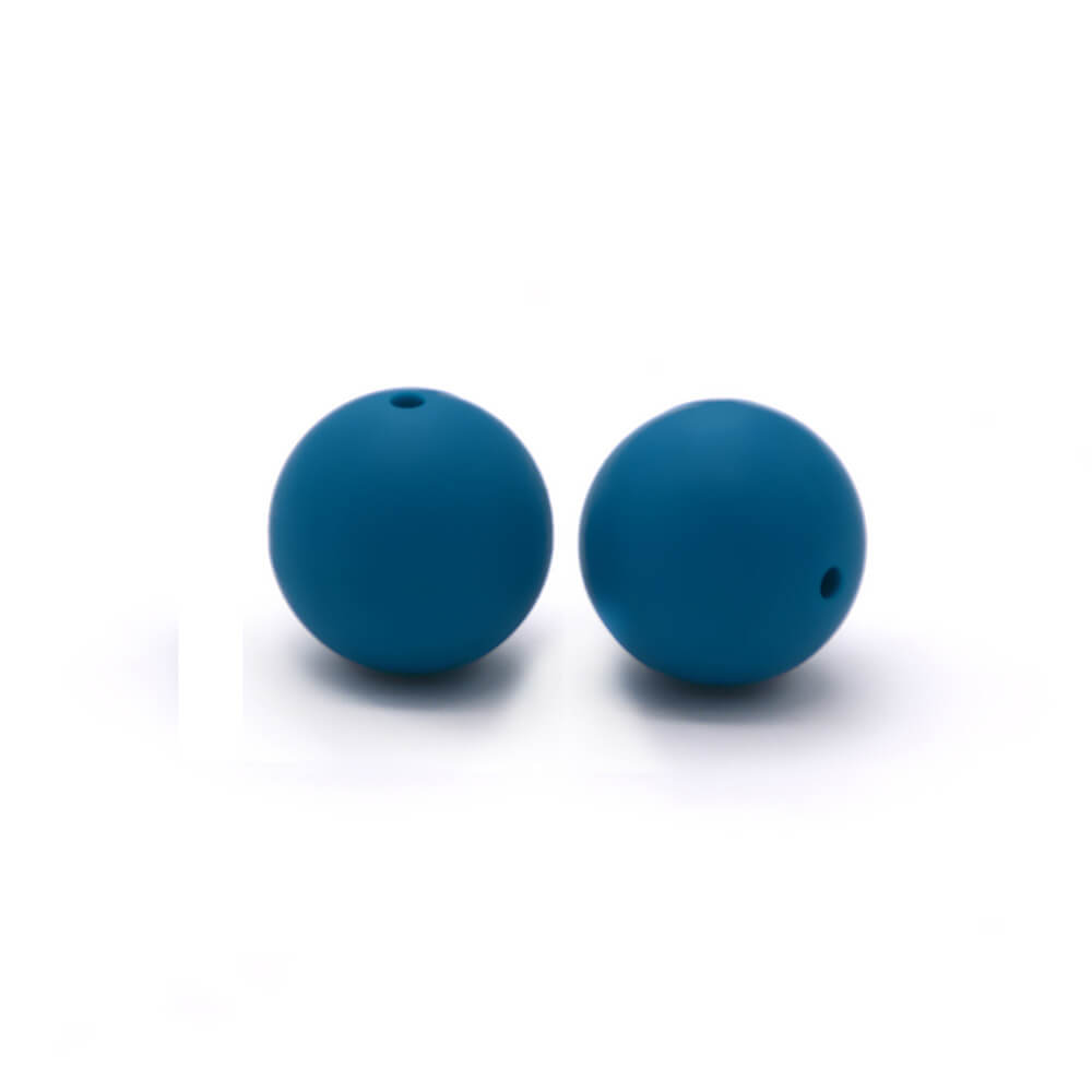 50pcs 12mm Round Silicone Beads Multi Color Solid Colors