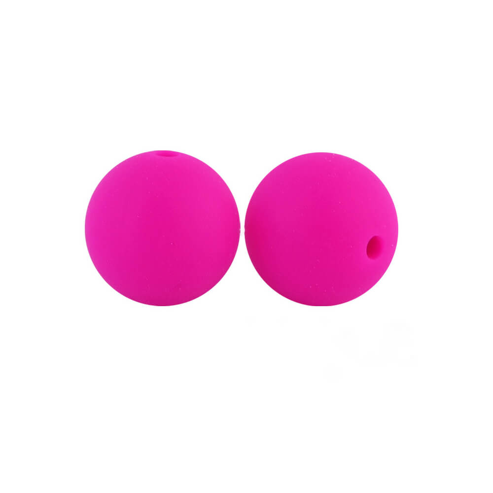 50pcs 12mm Round Silicone Beads Multi Color Solid Colors