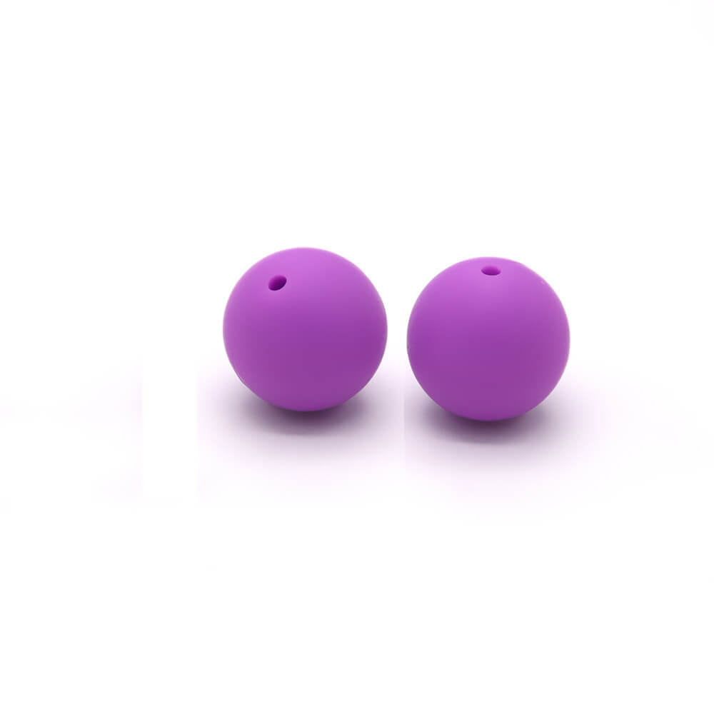 50pcs 12mm Round Silicone Beads Multi Color Solid Colors