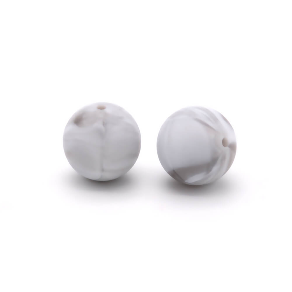 50pcs 12mm Round Silicone Beads Multi Color Solid Colors
