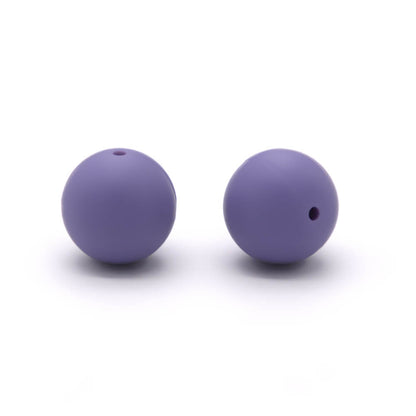 9mm Silicone Beads Solid Colors Matte Finish 50pcs