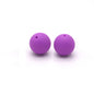 9mm Silicone Beads Solid Colors Matte Finish 50pcs