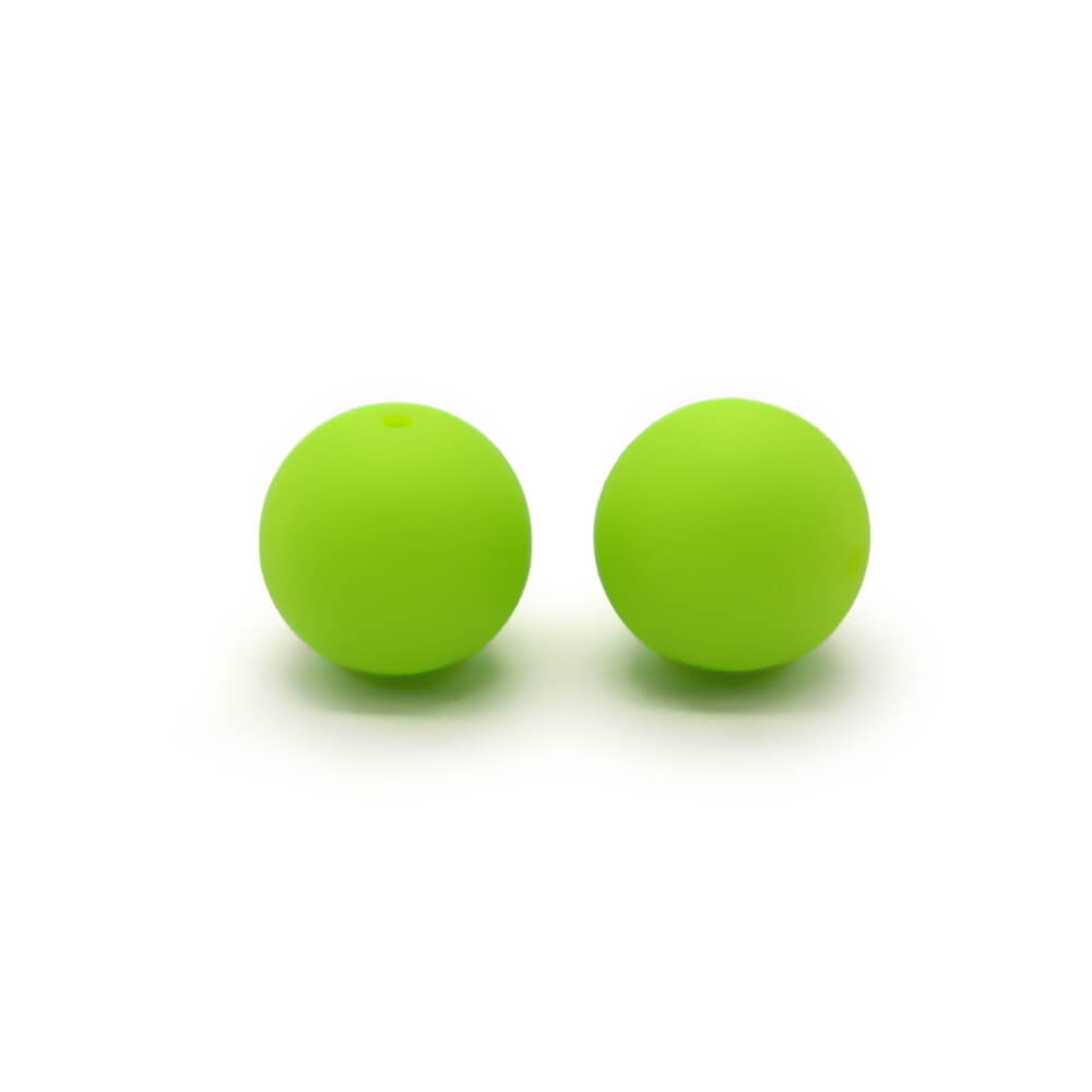 50pcs 12mm Round Silicone Beads Multi Color Solid Colors