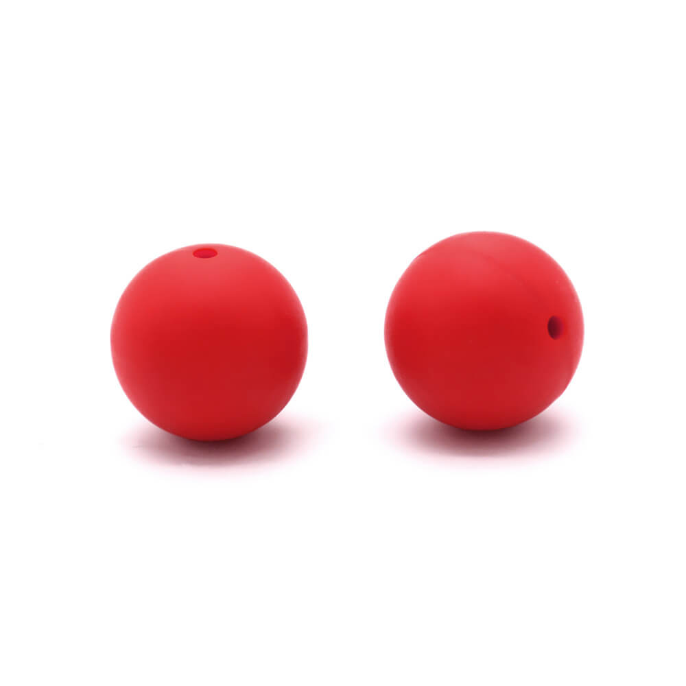 50pcs 12mm Round Silicone Beads Multi Color Solid Colors