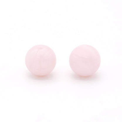 23mm Abacus Silicone Beads Matte Finish Pastel Colors 50pcs