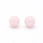 23mm Abacus Silicone Beads Matte Finish Pastel Colors 50pcs