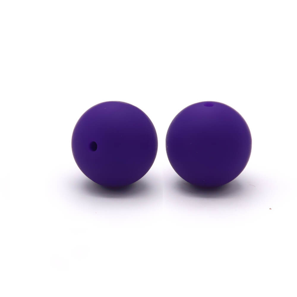 50pcs 12mm Round Silicone Beads Multi Color Solid Colors