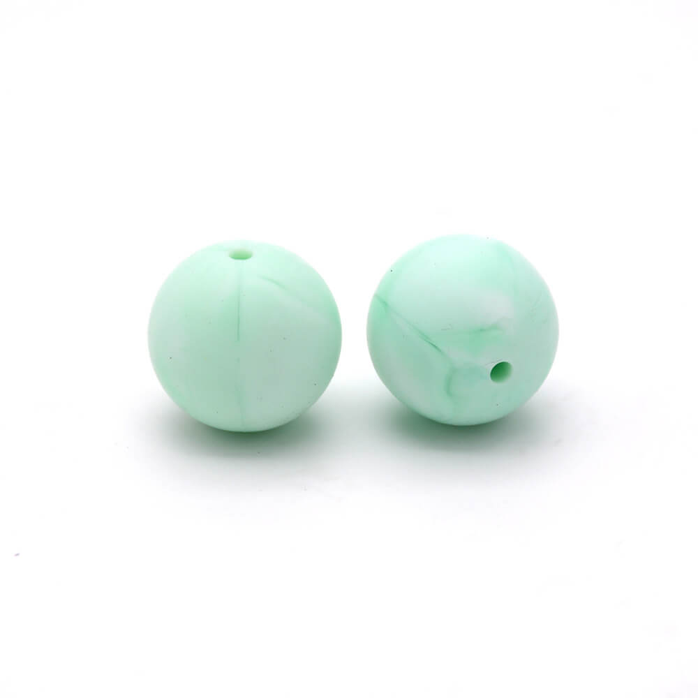 50pcs 12mm Round Silicone Beads Multi Color Solid Colors