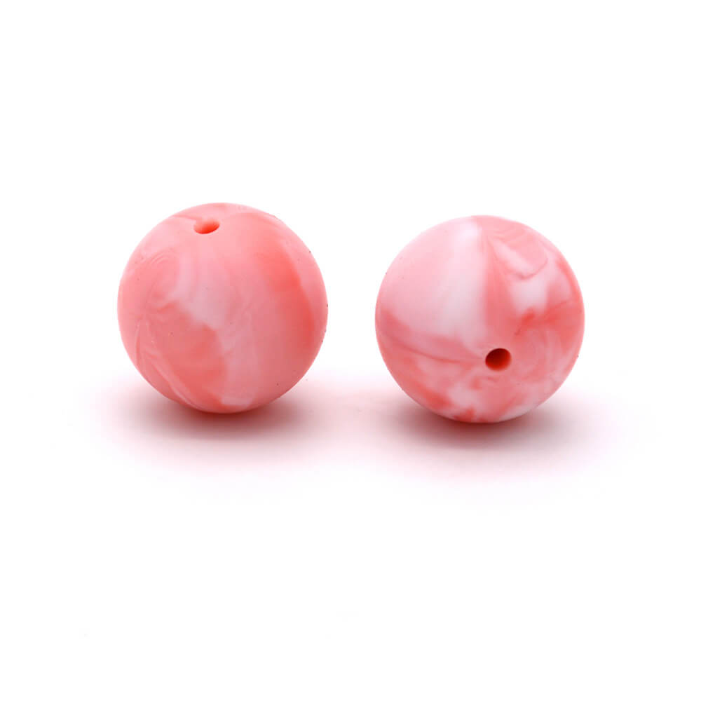 50pcs 12mm Round Silicone Beads Multi Color Solid Colors