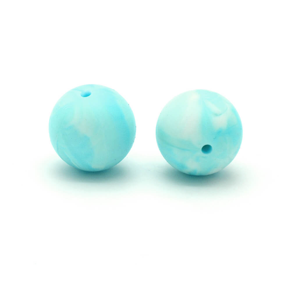 50pcs 12mm Round Silicone Beads Multi Color Solid Colors