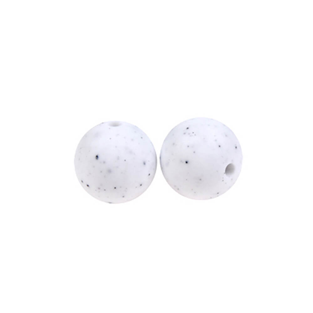50pcs 12mm Round Silicone Beads Multi Color Solid Colors