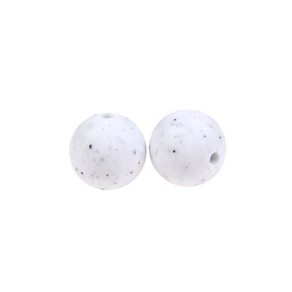 50pcs 12mm Round Silicone Beads Multi Color Solid Colors