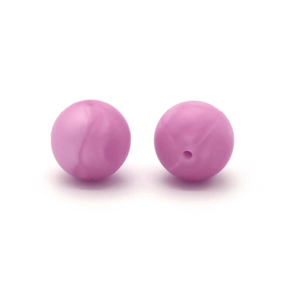 50pcs 12mm Round Silicone Beads Multi Color Solid Colors