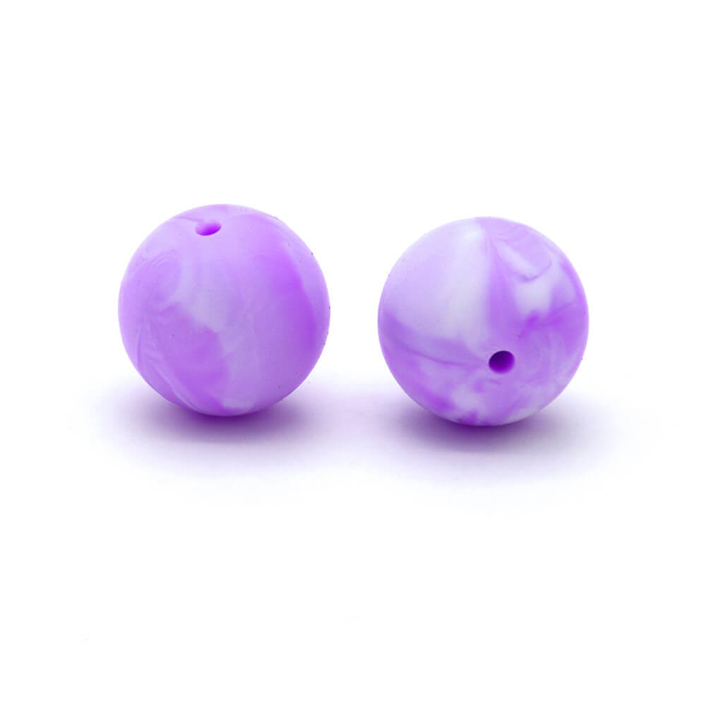 50pcs 12mm Round Silicone Beads Multi Color Solid Colors