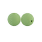 9mm Silicone Beads Solid Colors Matte Finish 50pcs