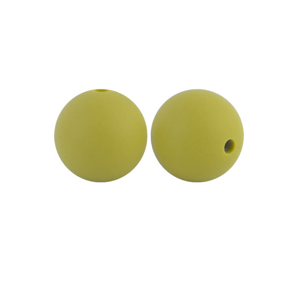 50pcs 12mm Round Silicone Beads Multi Color Solid Colors