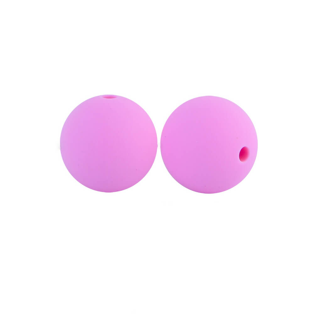 50pcs 12mm Round Silicone Beads Multi Color Solid Colors