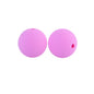 50pcs 12mm Round Silicone Beads Multi Color Solid Colors