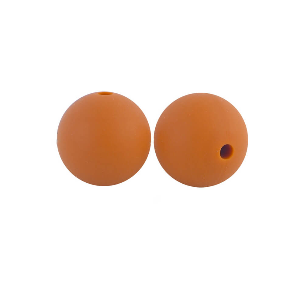 50pcs 12mm Round Silicone Beads Multi Color Solid Colors