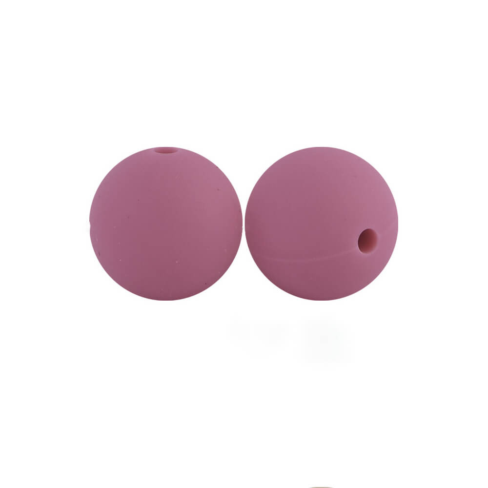 50pcs 12mm Round Silicone Beads Multi Color Solid Colors