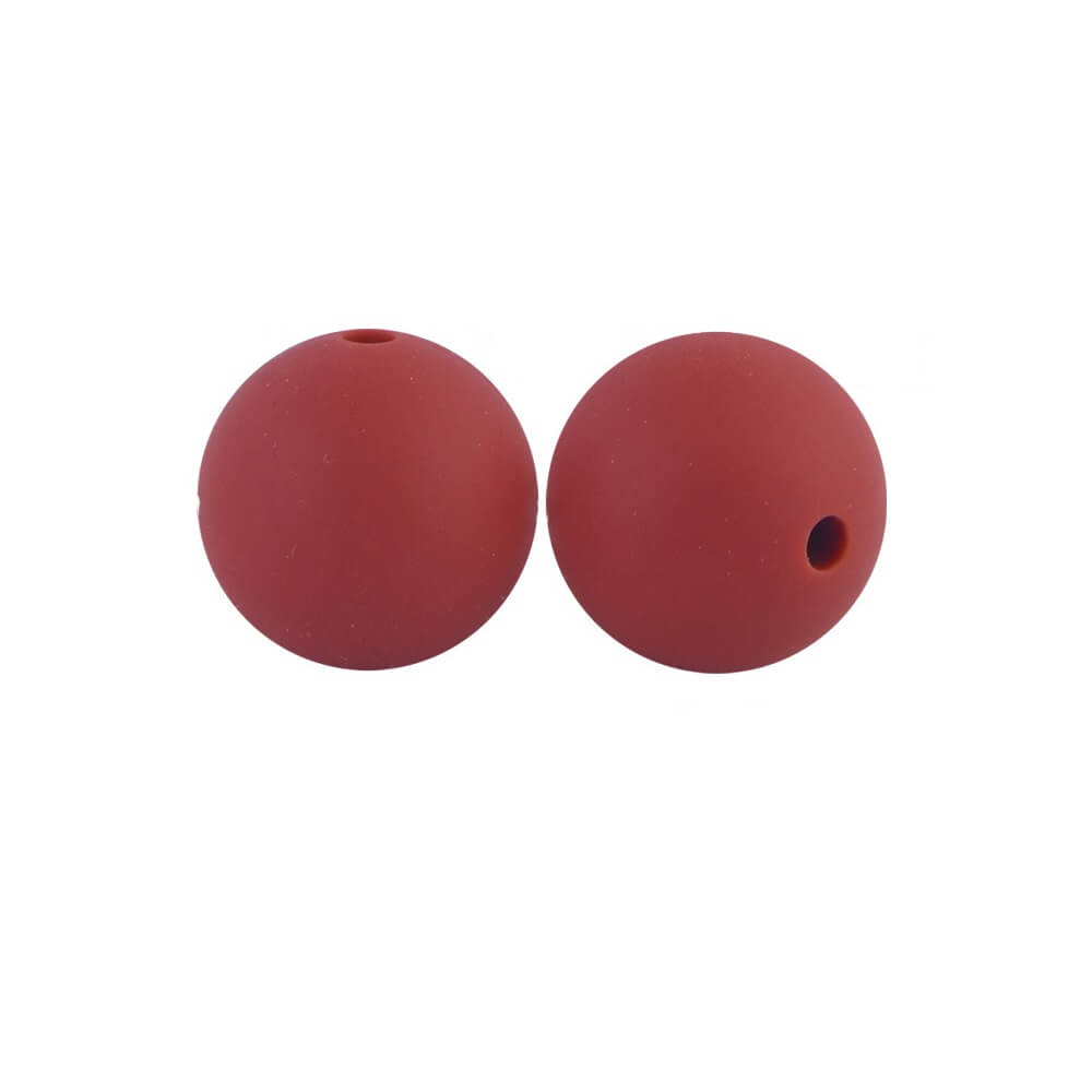 50pcs 12mm Round Silicone Beads Multi Color Solid Colors
