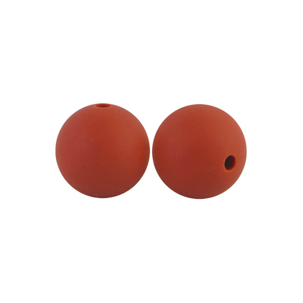 50pcs 12mm Round Silicone Beads Multi Color Solid Colors