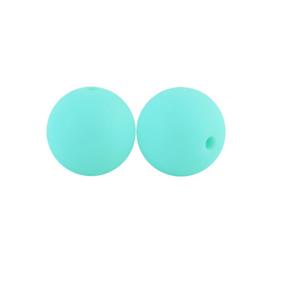 50pcs 12mm Round Silicone Beads Multi Color Solid Colors