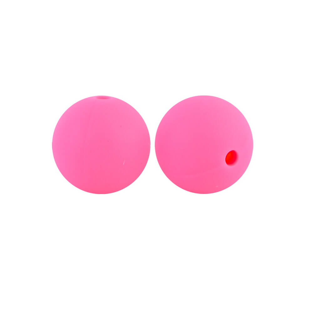 50pcs 12mm Round Silicone Beads Multi Color Solid Colors