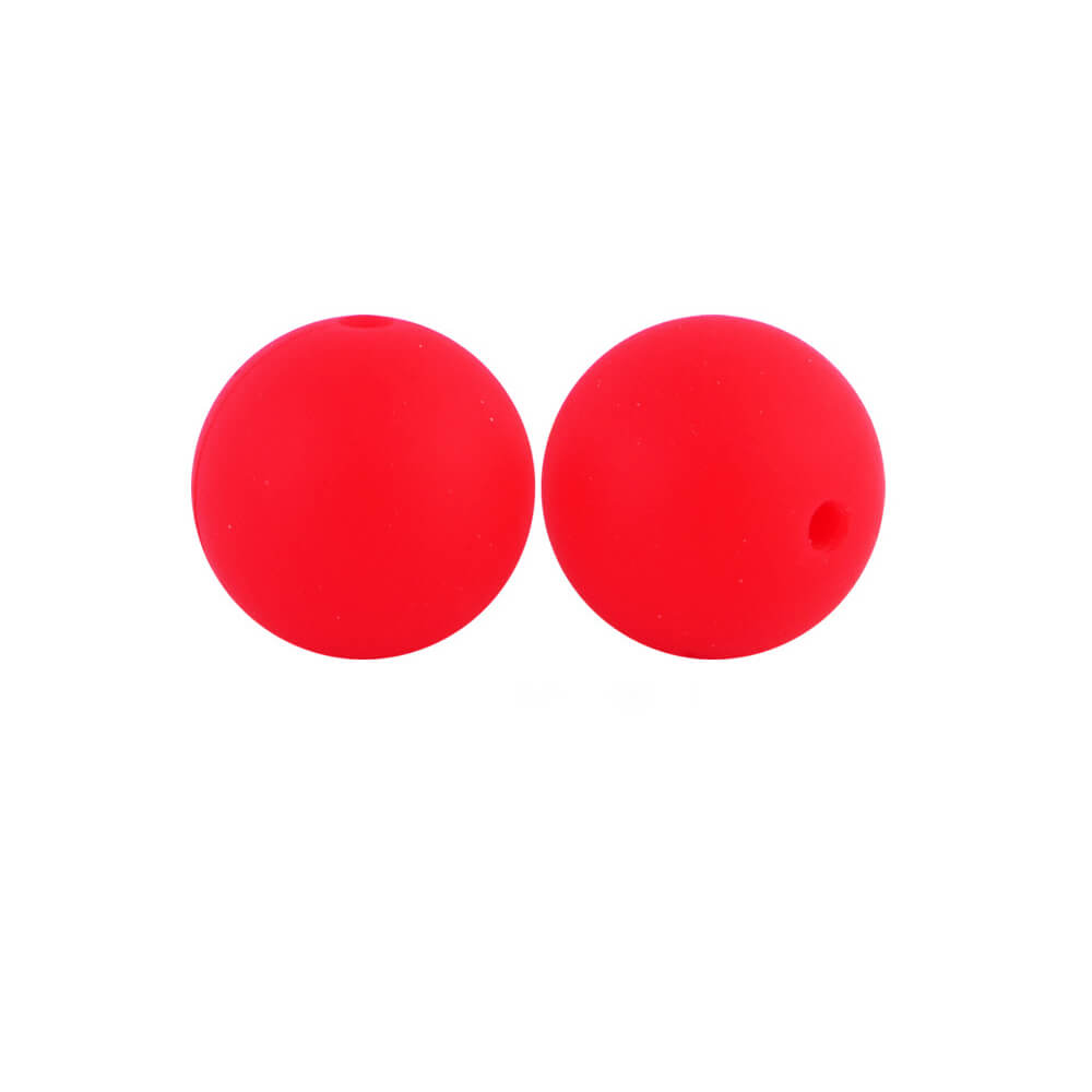 50pcs 12mm Round Silicone Beads Multi Color Solid Colors