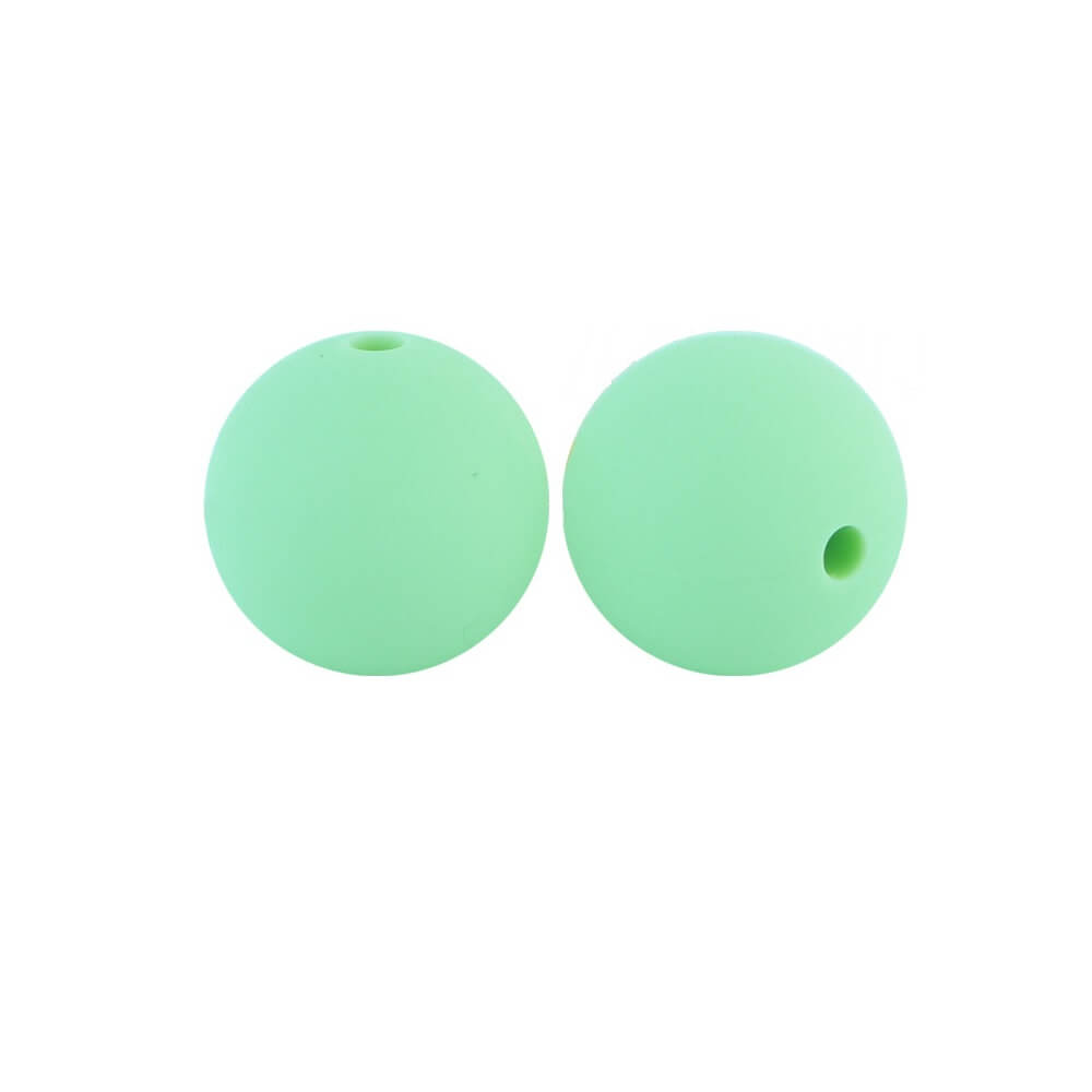 50pcs 12mm Round Silicone Beads Multi Color Solid Colors