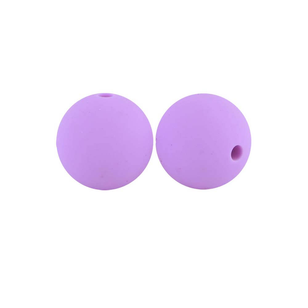 50pcs 12mm Round Silicone Beads Multi Color Solid Colors
