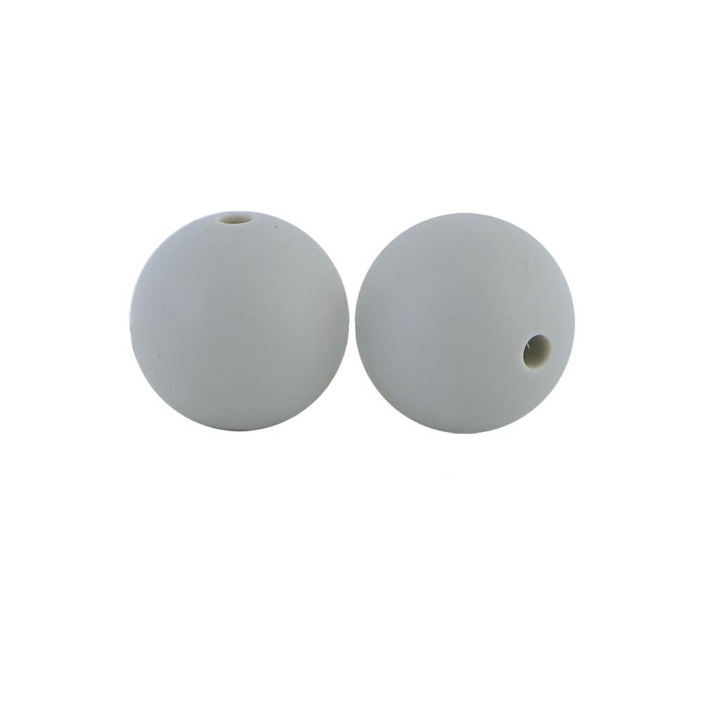 50pcs 12mm Round Silicone Beads Multi Color Solid Colors