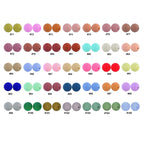 15mm Silicone Beads Solid Color Matte Finish 50pcs 150 Color Options 4