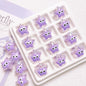 Glow Star Acrylic Beads 19mm Light In The Dark 5pcs 4