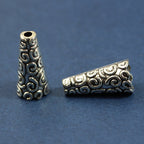Cone Metal Beads 18mm Vintage Tibetan Alloy 100pcs 3