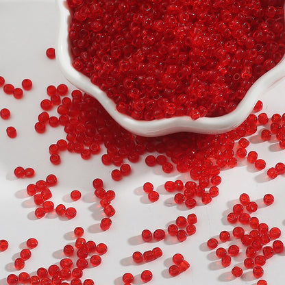 Transparent Seed Glass Beads 4mm Clear Sparkle 150pcs 10