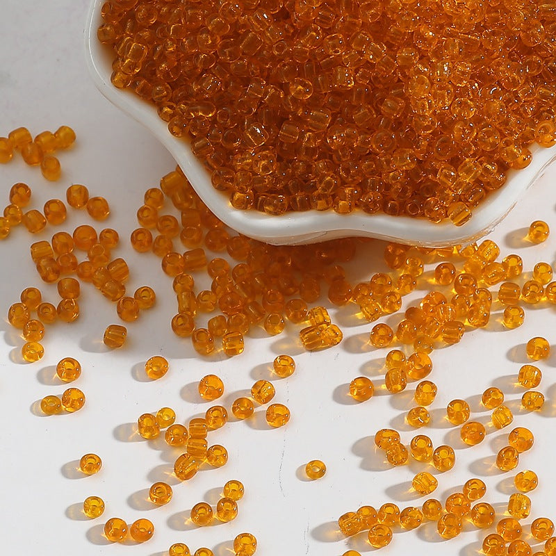 Transparent Seed Glass Beads 4mm Clear Sparkle 150pcs 21