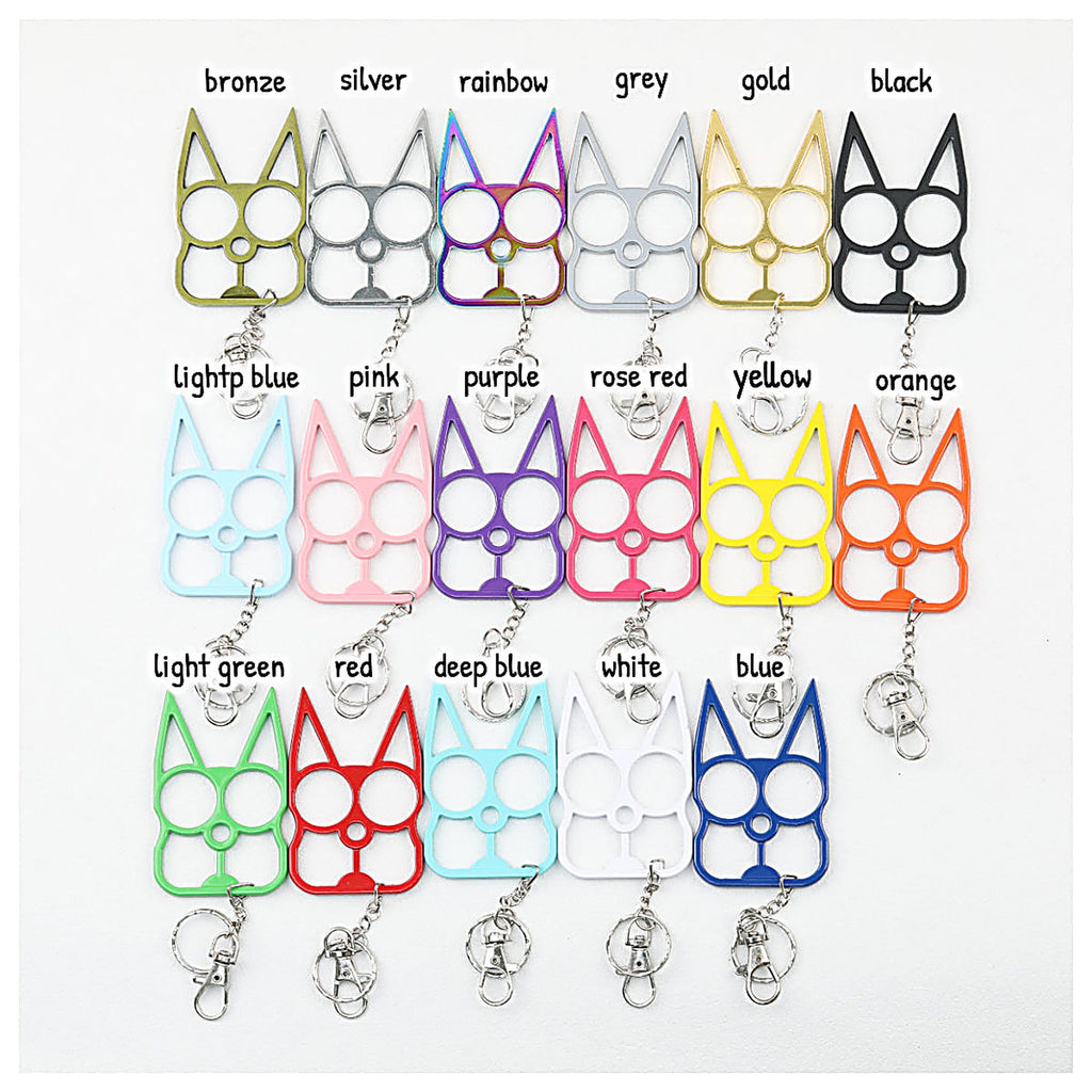 Self Defense Keychain Zinc Alloy Dual Pointed Multi Functional
