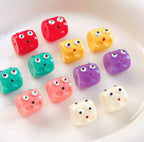 Monster Resin Barrel Beads 13mm Glossy 2pcs 2