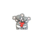 Silicone 3D Heart Koala Focal Beads Cute Animal Design 20pcs 8