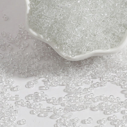 Transparent Seed Glass Beads 4mm Clear Sparkle 150pcs 6