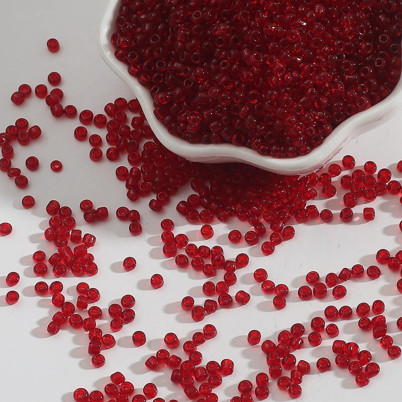 Transparent Seed Glass Beads 4mm Clear Sparkle 150pcs 11