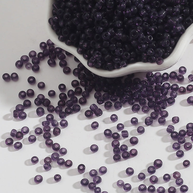 Transparent Seed Glass Beads 4mm Clear Sparkle 150pcs 13