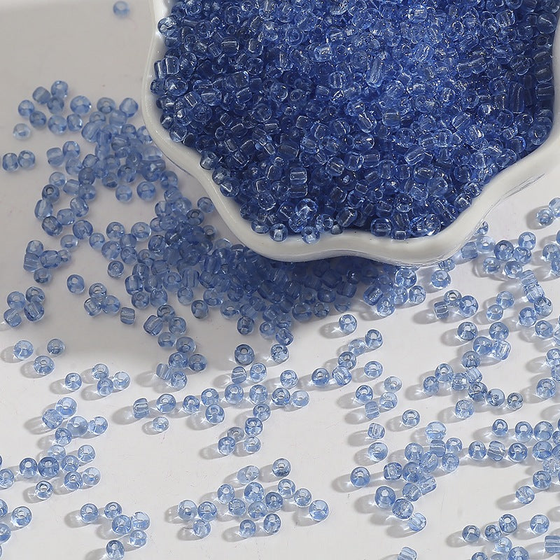 Transparent Seed Glass Beads 4mm Clear Sparkle 150pcs 14