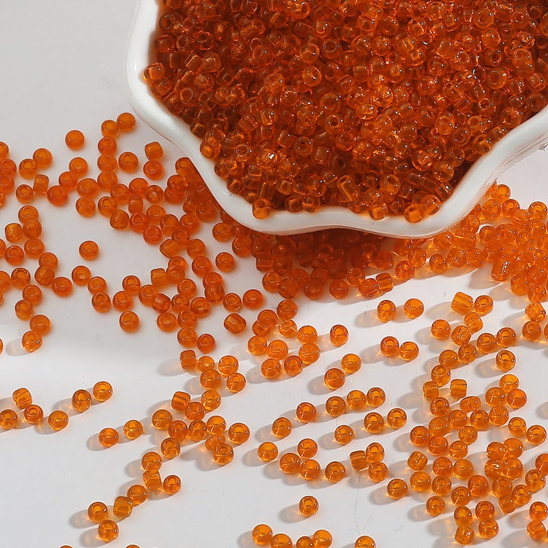 Transparent Seed Glass Beads 4mm Clear Sparkle 150pcs 22