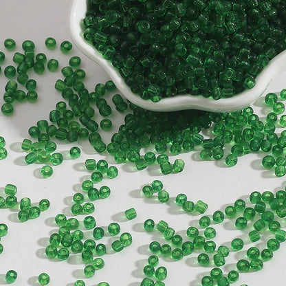 Transparent Seed Glass Beads 4mm Clear Sparkle 150pcs 18