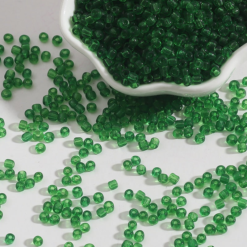 Transparent Seed Glass Beads 4mm Clear Sparkle 150pcs 18