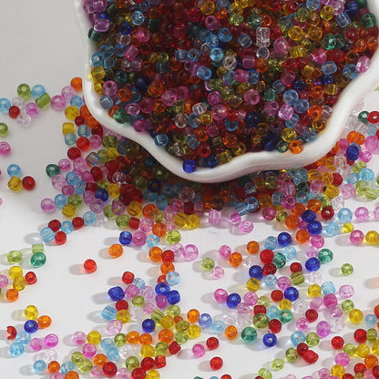 Transparent Seed Glass Beads 4mm Clear Sparkle 150pcs 23
